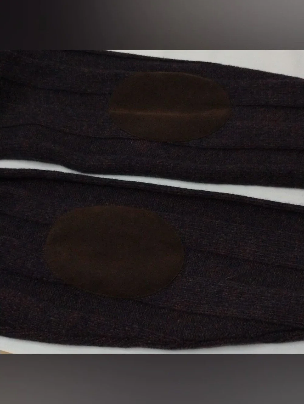Men's Size XL Jos. A. Bank Dark Brown Wool Button Front V-Neck Cardigan Sweater